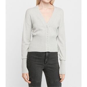 Light gray Express waist cardigan size M